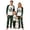 Green_002, variant on SUXIAN Family Matching Christmas Pajamas Crew Neck Long Sleeve Top Plaid Pants Soft Cozy Holiday Sleepwear Two Piece Set