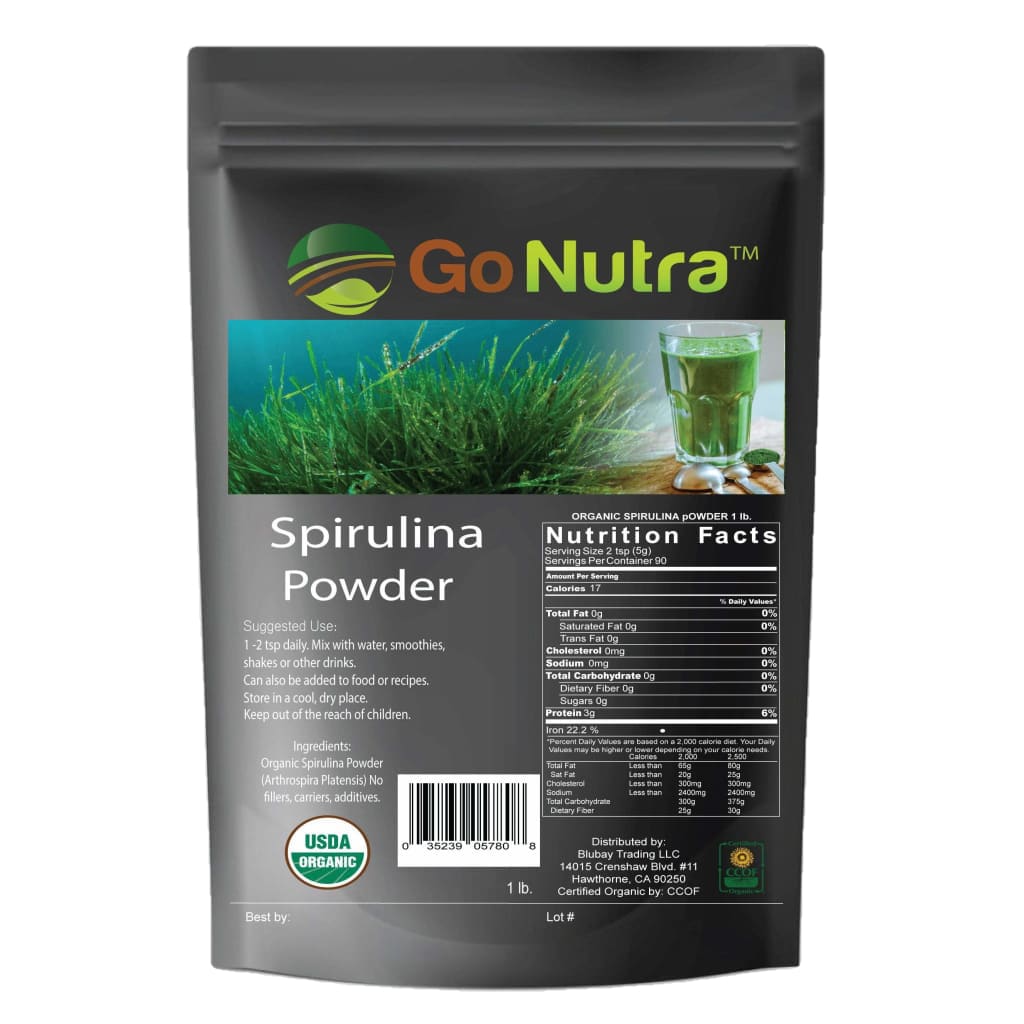 Spirulina Powder Pure Organic 4 oz