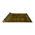 thumbnail image 2 of Ahgly Company Indoor Square Persian Yellow Bohemian Area Rugs, 8' Square, 2 of 4