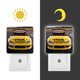 thumbnail image 3 of Auto de Carrera Luz nocturna LED con sensor de anochecer a amanecer para dormitorio, baño, pasillo, escaleras - Lámpara LED nocturna de enchufe, 0.5W - 1 pieza, 3 of 6