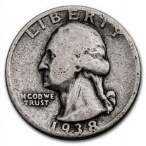 1938-S Washington Quarter Good/Fine