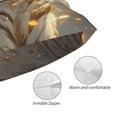 thumbnail image 3 of KLL Golden White Tiger Pillow Covers Envelope Closure,Super Soft and Cozy Fuzzy Fleece Pillow Case Cover (No pillow core） 16"x24", 3 of 5