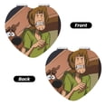 thumbnail image 2 of Lsque Scooby-Doo Pattern Cosmetic Mirror 2.6 Inch Round Handheld Travel Pocket Makeup Mirror, 2 of 8