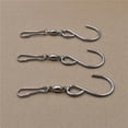 thumbnail image 3 of 8 Pcs Clip Pivotant Suspendu Crochets en Acier Inoxydable S Rotation Spirale pour Carillon Ou Ornements Crochets, 3 of 8