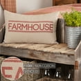 thumbnail image 4 of VHC Brands Sawyer Mill Pillow Bedding Accessory, 14x22, Farmhouse Red, 4 of 5