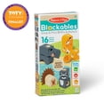 thumbnail image 4 of Melissa & Doug Blockables™ Woodland Friends Snap And Play, Mix and Match Connectable Wooden Building Blocks Play Set Toy for Preschool Toddler Boys and Girls (16 Pcs), 4 of 11