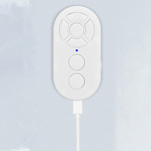 Remote Control Selfie Pushbutton, Type C Rechargeable BT 10m Selfie Pushbutton Clicker for Electronic Book Video Recording