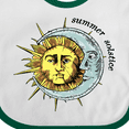 thumbnail image 4 of Inktastic Summer Solstice Sun and Moon Boys or Girls Baby Bib, 4 of 4