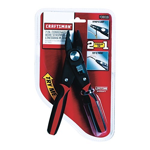 Craftsman 7inch 2In1 Linesman Plier And Wire Stripper