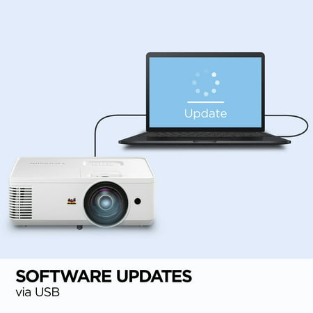 ViewSonic PS502W Short Throw LED Projector - White - White