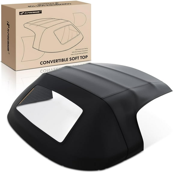 A-Premium Black Convertible Soft Top Compatible with Mazda MX-5 Miata MX5 Miata 2006-2014
