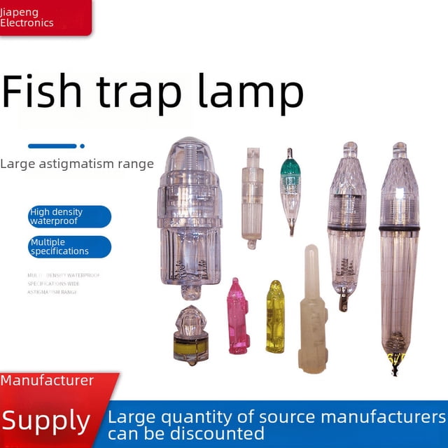 Lámpara LED de recolección de agua, lámpara trampa para pesca, lámpara de pesca, equipo de pesca, lámpara subacuática, lámpara de recolección rápida de peces, suministro de fábrica