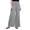 Gray, variant on VEKDONE Wide Leg Elastic High Waisted Pants for Women Summer Loose Fit Palazzo Pants Summer Casual Lightweight Beach Vacation Travel Trousers for Daily Wear Sky Blue XL