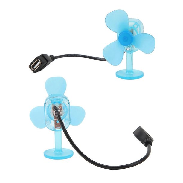 Dragonfly Helmet Fan with Light - Small Cute Plastic Propeller Fan for Bike and Scooter