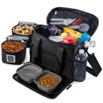 thumbnail image 6 of Mobile Dog Gear: Week Away Dog Travel Bag - Small, Black - 2 Food Storage Containers, 2 Collapsible Water Bowls & Placemat, Pet Travel Accessories, 6 of 8