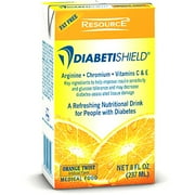 Diabetishield Clear liquid supplemen for people with Diabetes, Orange Twist 27 X 8-Ounce