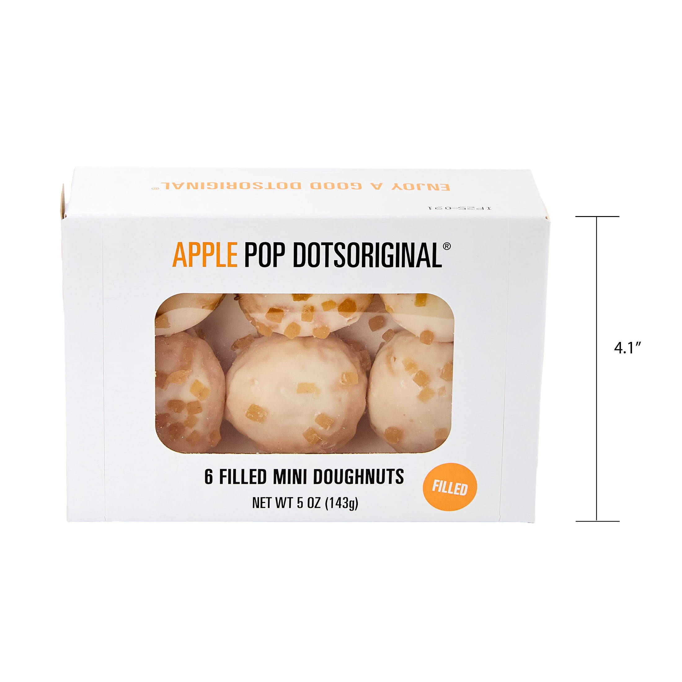 Pop Dots Original Apple Mini Donut, 5 oz., 6 Count