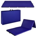 thumbnail image 3 of Best Choice Products 10ftx4ftx2in Folding Gym Mat 4-Panel Gymnastics Workout Floor Mats w/ Handles  Royal Blue, 3 of 11