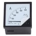 thumbnail image 3 of Pointer AC Ammeter, Battery Monitoring Current Testing 0-500A Fine Tuning Dial Buttons Analog  Meter  For Electronic Applications, 3 of 8