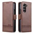 thumbnail image 2 of Feishell Flip Case for Samsung Galaxy Z Fold 6,Premium PU Leather Magnetic Closure Folio Credit Card Slots Wallet Shockproof Anti-Scratch Stand Phone Case,Brown, 2 of 10