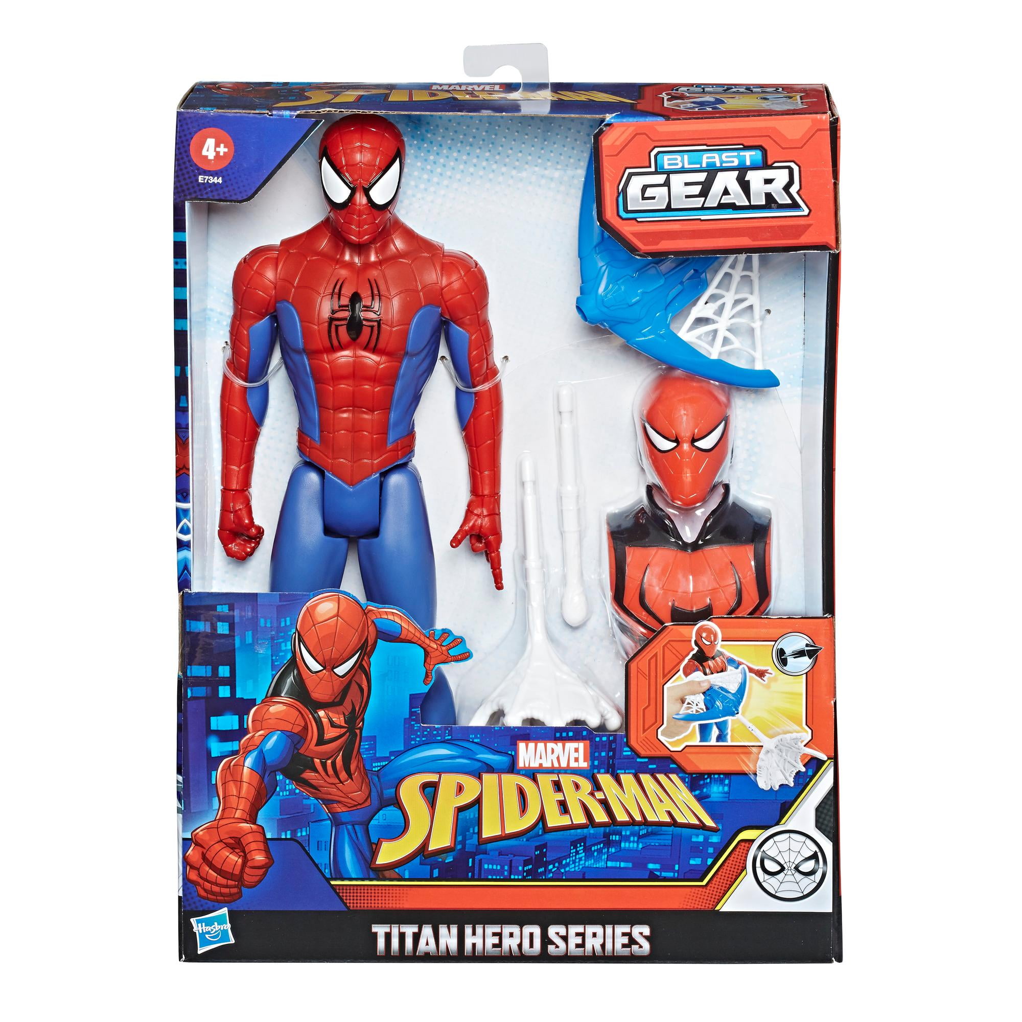 Marvel Spider-Man Titan Hero Series Blast Gear Spider-Man Action Figure -  