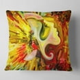 thumbnail image 2 of Designart Beyond Inner Paint - Abstract Throw Pillow - 16x16, 2 of 5