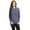Denim Blue, variant on Women's Trendy style dolman sleeves solid tunic top