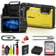 thumbnail image 1 of Cámara digital Nikon COOLPIX W300 (amarilla) (26525) + Tarjeta de memoria de 64 GB + Lector de tarjetas + Bolsa blanda de lujo + Trípode flexible + Kit de limpieza + Más, 1 of 7