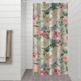 thumbnail image 2 of Pioneer Flower Floral Print Pattern Shower Curtain 36"x72" ,Bathroom Decorative Shower Curtains Set with 12 Hooks,Modern Waterproof Washable Shower Curtain, 2 of 6