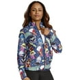 thumbnail image 4 of Tooniforms Scrubs Jacket For Women Packable Print TF320, 4 of 7