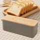 thumbnail image 4 of Panera con tapa para tabla de cortar, espaciosa, para donas, tostadas y galletas Tapa gris sin agujero, 4 of 9