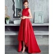 Formal Train Skirt  Lace Top Combo Dress For Women