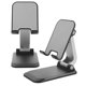 thumbnail image 1 of unbranded 2Ud Soporte Ajustable Para Teléfono Móvil Negro Con Base Estable Para Escritorio Y, 1 of 8