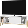 thumbnail image 3 of Mesa de TV Midtown Concept 48' Blanco Pies de Pino 140 cm x 51,5 cm x 35 cm, 3 of 7