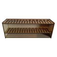 thumbnail image 6 of Wooden Brush Holder Porous 67 Brushes Desk Pen Storage Bracket Detachable Wall Rack, 6 of 6