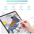 thumbnail image 4 of Stylus Pen Compatible with Apple iPad (2018 and Later), Palm Rejection, Tilting Detection, Magnetic Adsorption for iPad Pro (11/12.9 Inch), iPad 6/7/8th Gen, iPad Air 3rd/4th Gen, iPad Mini 5th Gen, 4 of 9