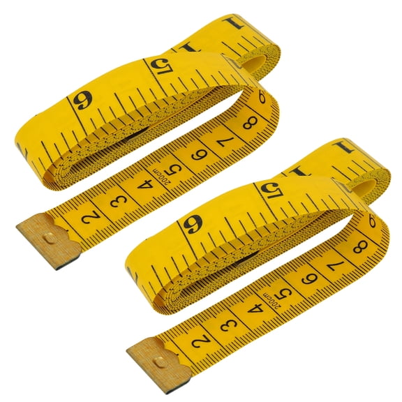 Garnen 2x Body Measuring Tape Body Tape Measure, 79" Soft Flexible Measuring Tape for Body Measurements Sewing Fabric Clothing, Tailor Measuring Tape