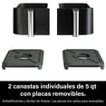 thumbnail image 4 of Freidora de aire Ninja Foodi 10 QT 6 en 1 con 2 canastas XL Reacondicionado, 4 of 8