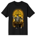 thumbnail image 7 of Sun Records Elvis Presley Vintage Jukebox Art Crew Neck Short Sleeve Men's Black T-shirt-3XL, 7 of 7