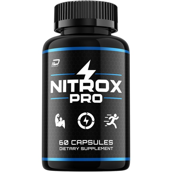 Nitrox Pro for Men Capsules – NitroxPro Vitamin Complex Pills Energy, 1 Pack, 60 Capsules
