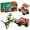 Jurassic Double-Spiked Dragon Ambush, variant on Pteranodon & Transport Plane Building Block Set – Mini Figure Toys with Flying Dinosaur & Arctic Adventure Scene for Ages 6+