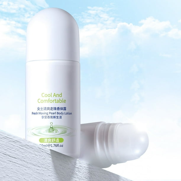 Underarm deodorant liquid deodorant sweat free deodorant 50ml Roll On Deodorant Liquid Underarm Cool Refreshing Roller Deodorant Dry Odor Free Sweat FreeWomen Cool and Comfortable ANGGREK Otros