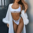 thumbnail image 4 of Ropa interior sexy de estilo europeo y americano, ropa interior sexy con letras huecas y tres puntos para mujer, 4 of 6