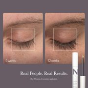 NULASTIN Eyelash Serum & Brow Serum - Lash & Brow Dual System - Eyebrow & Eyelash Enhancing Serums with Keratin & Peptides for Fuller Looking Lashes & Brows 2 Count, 0.1 Fl Oz Each