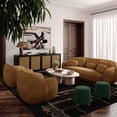 thumbnail image 2 of Jaine Forest Green Boucle Stool, 2 of 4