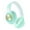 Green, variant on All Earphones Clearance!Kyursd Gaming Headsets, Macaron Colored Luminous Seven Color Breathing Light Head Mounted Bluetooth Earphones