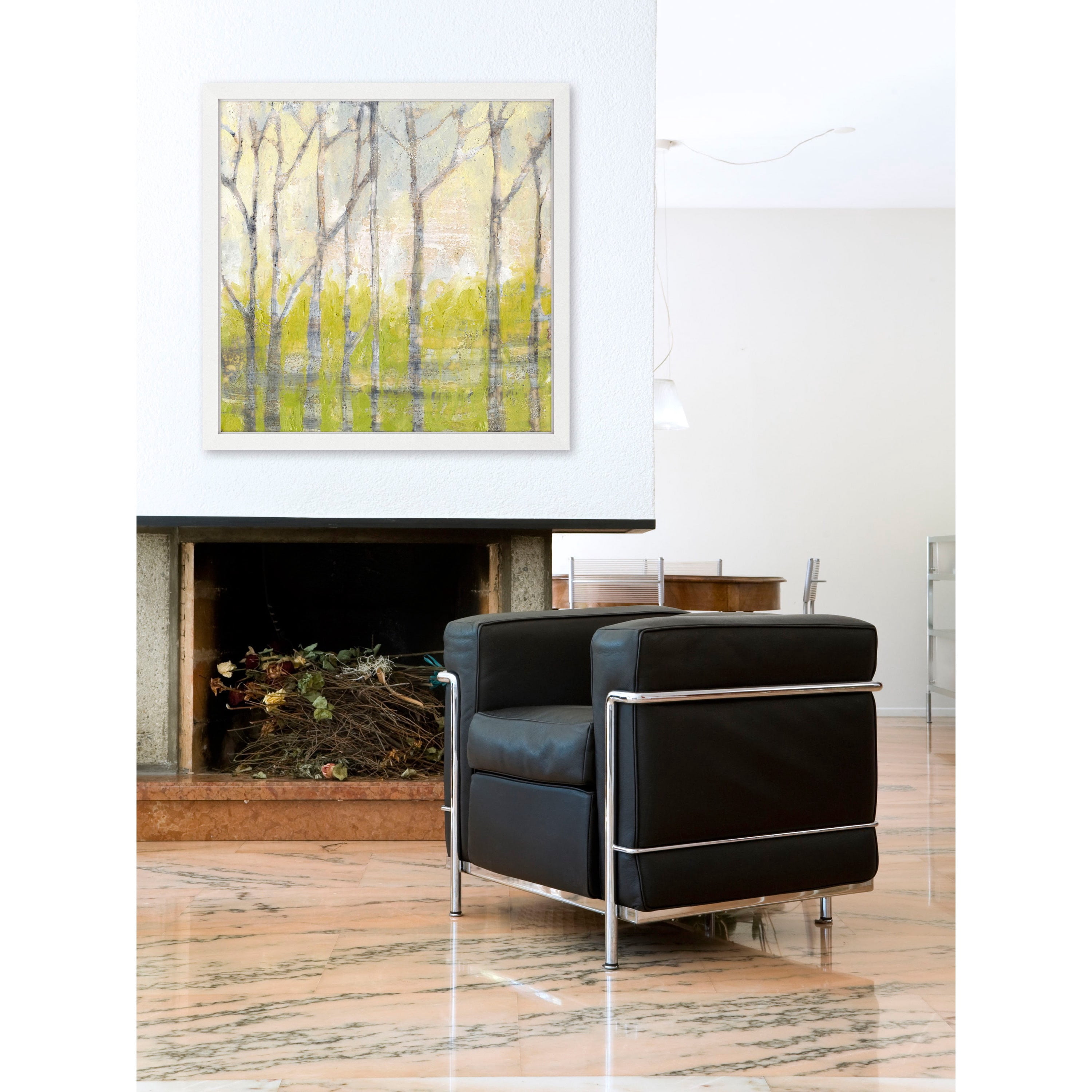 "Whispering Treeline II" Framed Painting Print