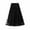 Black, variant on Mrat Tiered Skirts Women's Classic High Waist Double-Layered Skirt Elastic Waist Midi Skirt Tiered Skirts S-58 Black One Size