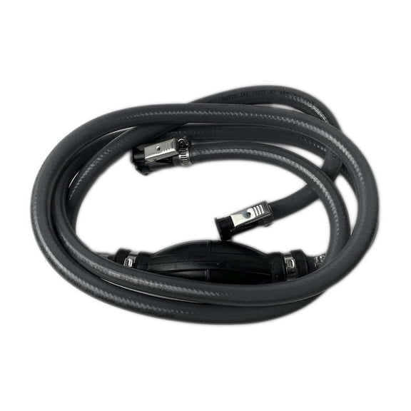 MARINE CITY Boat Heavy Duty Fuel Line Assembly 8.8FT Nylon Marine Outboard Fuel Hose 3/8 Inches Inner Diameter 5/8 Inches Outer Diameter for Outboard Motor  Tractors  RVs  Caravans Pack of 1