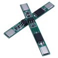 thumbnail image 4 of 30 Pzs 1S 3.7V 4A Li-Ion PCM Placa de Proteccion de Bateria 18650 PCB para 18650 Bateria de Iones de Litio Li Doble MOS, 4 of 8